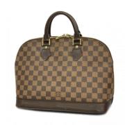 Louis Vuitton Vintage Pre-owned Tyg handvskor Brown, Dam