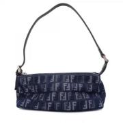 Fendi Vintage Pre-owned Canvas fendi-vskor Blue, Dam