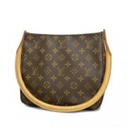 Louis Vuitton Vintage Pre-owned Tyg handvskor Brown, Dam