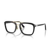 Persol Modernt glasögon design med innovativa material Black, Unisex