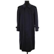 Burberry Vintage Pre-owned Polyester ytterklder Blue, Dam