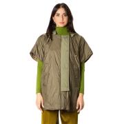 Max Mara Weekend Quiltad ärmlös jacka - Khaki Green, Dam