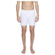 Emporio Armani EA7 Herr badbyxor vår/sommar polyester White, Herr