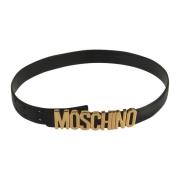 Moschino Stiliga Bälteskollektion Black, Herr