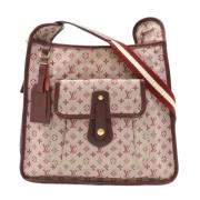 Louis Vuitton Vintage Pre-owned Canvas crossbodyvskor Brown, Dam