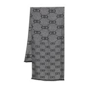 Liu Jo Svarta Scarfs Kollektion Gray, Dam