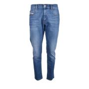 Diesel Bomull Elastan Jeans Blue, Herr