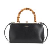 Jil Sander Goji Mini Bamboo Väska Black, Dam