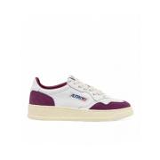 Autry Medalist Low Leather Sneakers Purple, Unisex