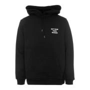 Drole de Monsieur Statement Print Hoodie Black, Herr