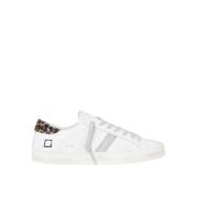 D.a.t.e. Vit Leopard Låg Kalv Sneakers White, Dam