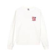 Autry Crewneck Sweatshirt White, Herr