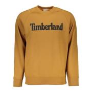 Timberland Brun tröja med lång ärm och tryck Brown, Herr