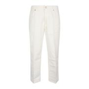 Don The Fuller Widecropped Stoccarda Jeans White, Dam