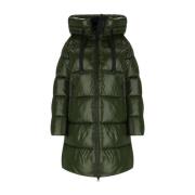 Save The Duck Isabel Hooded Padded Coat Green, Dam