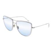 Tom Ford Silver Kvinnors Aviator Solglasögon Gray, Dam