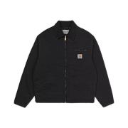 Carhartt Wip Detroit Jacket i Dearborn Canvas Black, Herr