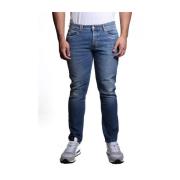 Cycle Blå Bomull Elastan Jeans 441P510 Modell Blue, Herr