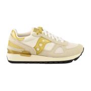 Saucony Stiliga Sneakers med Gummisula Beige, Dam