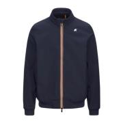 K-Way Blå Slim Fit Bonded Jacka Blue, Herr