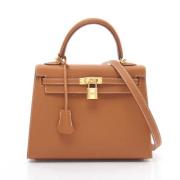 Hermès Vintage Pre-owned Laeder handvskor Brown, Dam