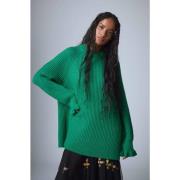 Manoush Ruffle Jersey Sweater Green, Dam