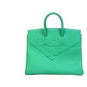 Hermès Vintage Pre-owned Laeder handvskor Green, Dam