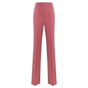 Max Mara Studio Rosa Ull Crepe Byxor Pink, Dam