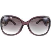 Gucci Vintage Pre-owned Glas solglasgon Purple, Dam