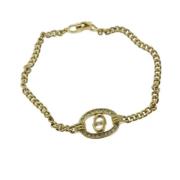 Dior Vintage Pre-owned Metall dior-smycken Yellow, Dam