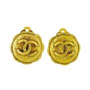 Chanel Vintage Pre-owned Guld chanel-smycken Yellow, Dam