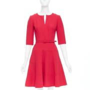 Oscar De La Renta Pre-owned Pre-owned Ylle klnningar Red, Dam