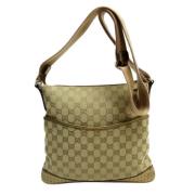 Gucci Vintage Pre-owned Canvas gucci-vskor Beige, Dam