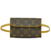 Louis Vuitton Vintage Pre-owned Canvas crossbodyvskor Black, Dam