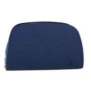 Louis Vuitton Vintage Pre-owned Laeder kuvertvskor Blue, Dam