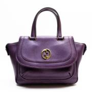 Gucci Vintage Pre-owned Laeder gucci-vskor Purple, Dam