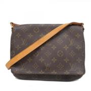 Louis Vuitton Vintage Pre-owned Tyg louis-vuitton-vskor Brown, Dam