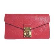 Louis Vuitton Vintage Pre-owned Laeder plnbcker Red, Dam