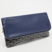 Goyard Vintage Pre-owned Canvas kuvertvskor Blue, Dam