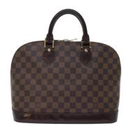 Louis Vuitton Vintage Pre-owned Canvas handvskor Brown, Dam