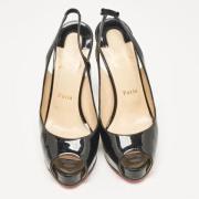 Christian Louboutin Pre-owned Pre-owned Canvas klackskor Black, Dam