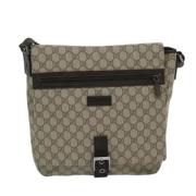 Gucci Vintage Pre-owned Canvas gucci-vskor Beige, Dam