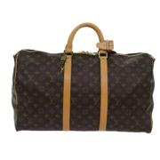 Louis Vuitton Vintage Pre-owned Canvas handvskor Brown, Dam