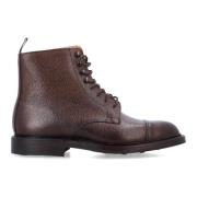 Crockett & Jones Mörkbrun Stängd Derby Boot Brown, Herr