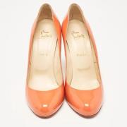 Christian Louboutin Pre-owned Pre-owned Canvas klackskor Orange, Dam