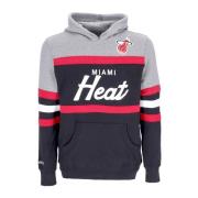 Mitchell & Ness Miami Heat NBA Hoodie Svart Multicolor, Herr