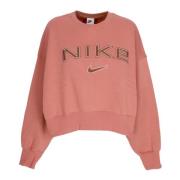 Nike Phoenix Fleece Crewneck Sweatshirt Pink, Dam