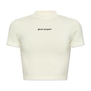 Palm Angels Logo top Beige, Dam