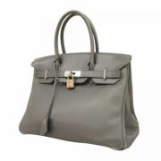 Hermès Vintage Pre-owned Laeder handvskor Gray, Dam