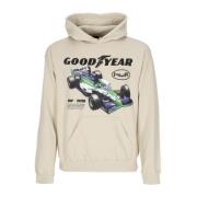 HUF Goodyear Samarbete Hoodie Naturlig Bomullsblandning Beige, Herr